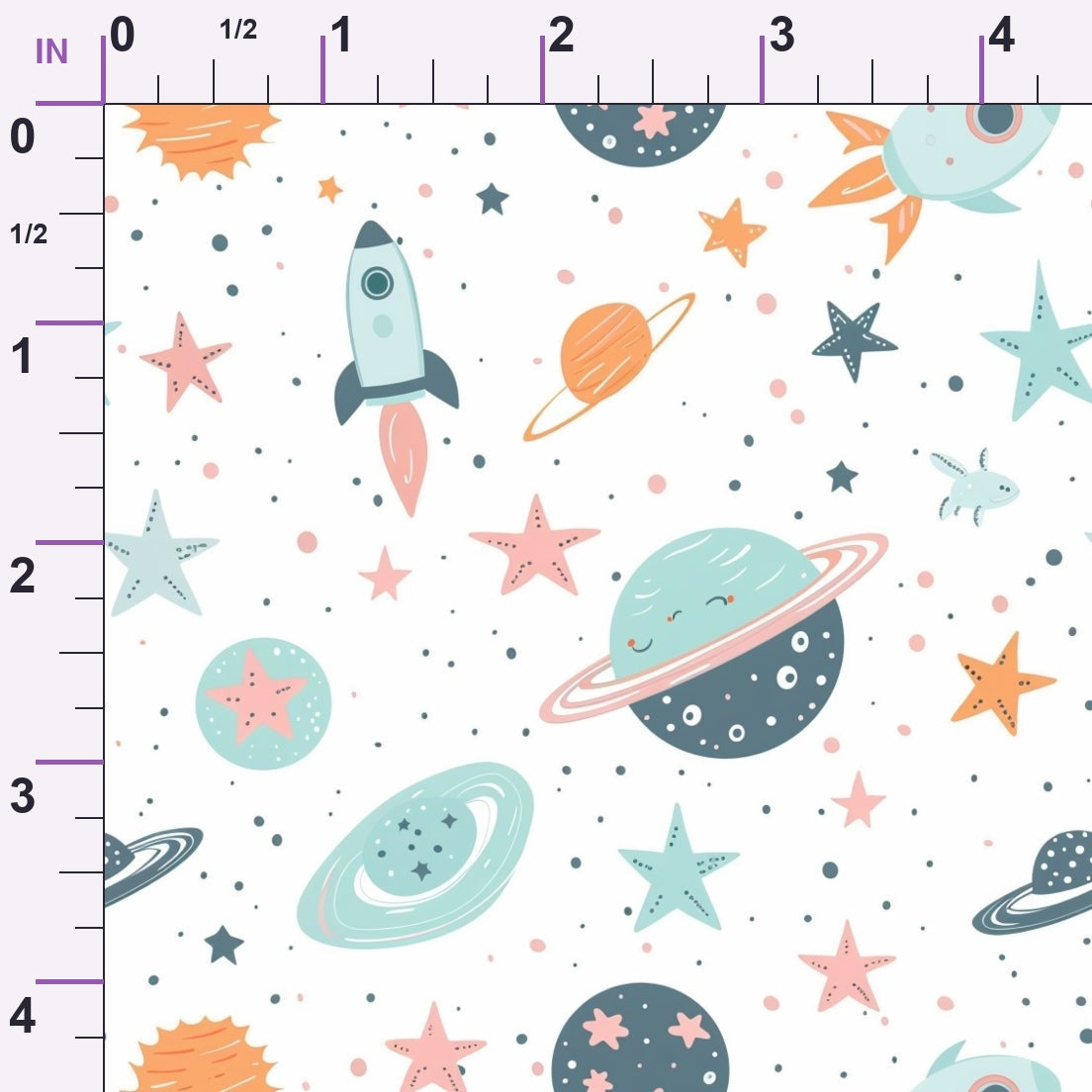 Sleepy Skies Pattern 15 Minky Fabric