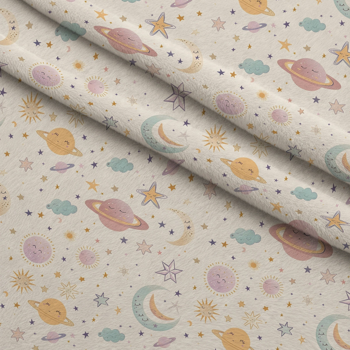 Sleepy Skies Pattern 3 Minky Fabric
