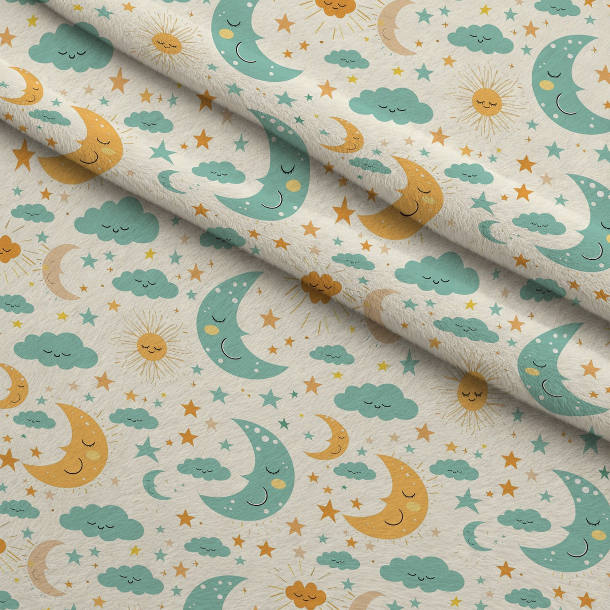 Sleepy Skies Pattern 4 Minky Fabric