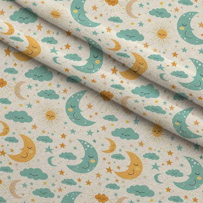 Sleepy Skies Pattern 4 Minky Fabric