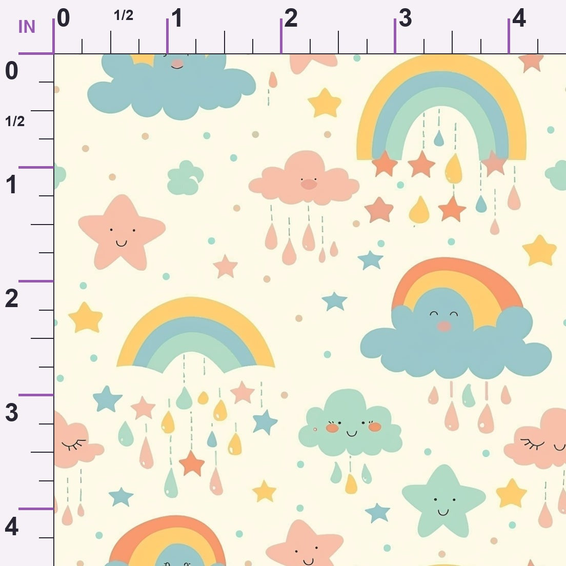 Sleepy Skies Pattern 7 Minky Fabric