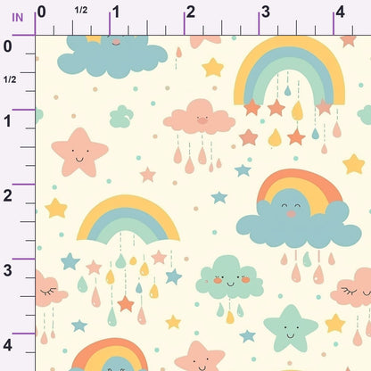 Sleepy Skies Pattern 7 Minky Fabric