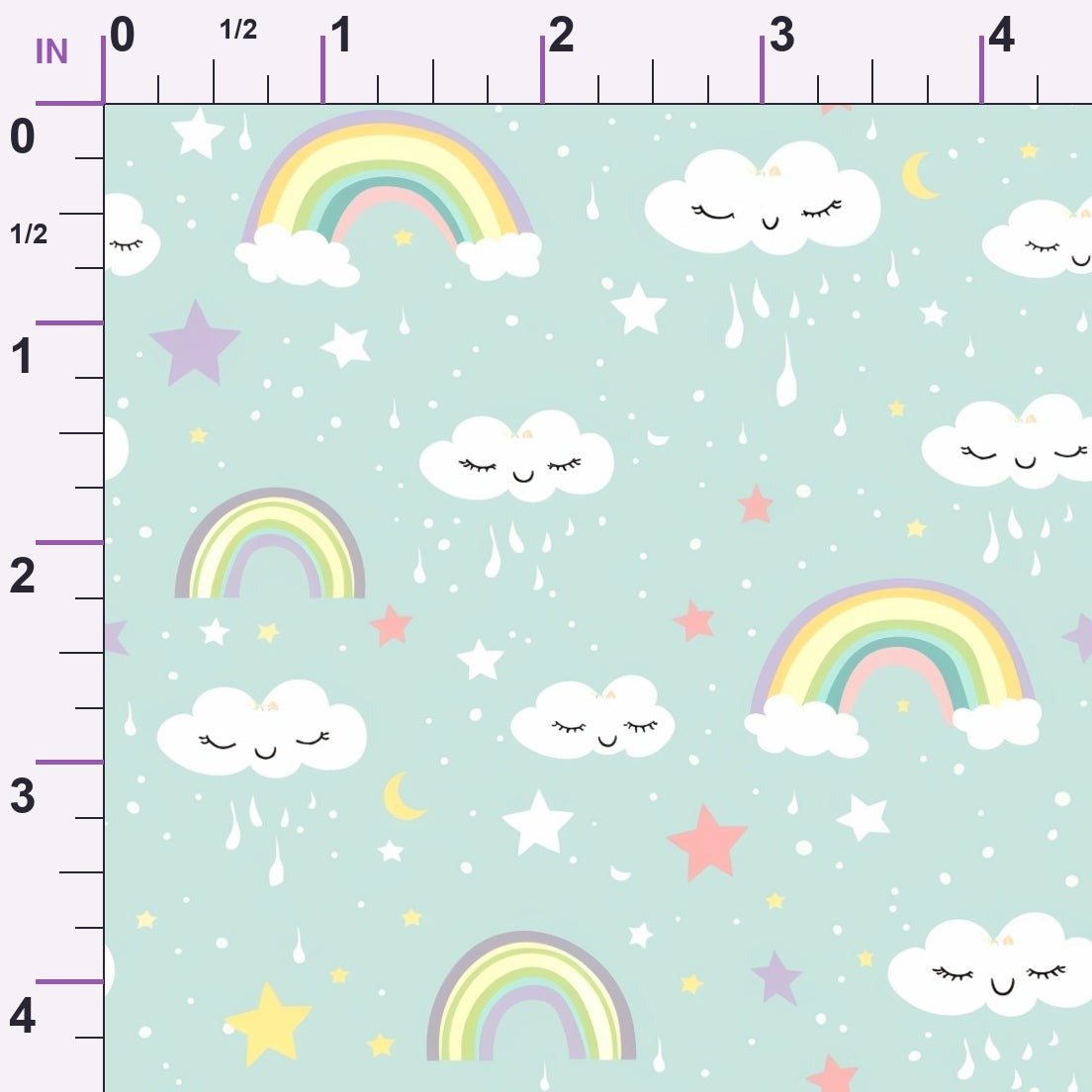Sleepy Skies Pattern 8 Minky Fabric