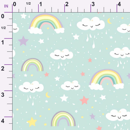 Sleepy Skies Pattern 8 Minky Fabric