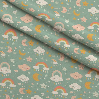 Sleepy Skies Pattern 9 Minky Fabric