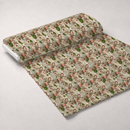 Snowbird Post Pattern 4 Minky Fabric