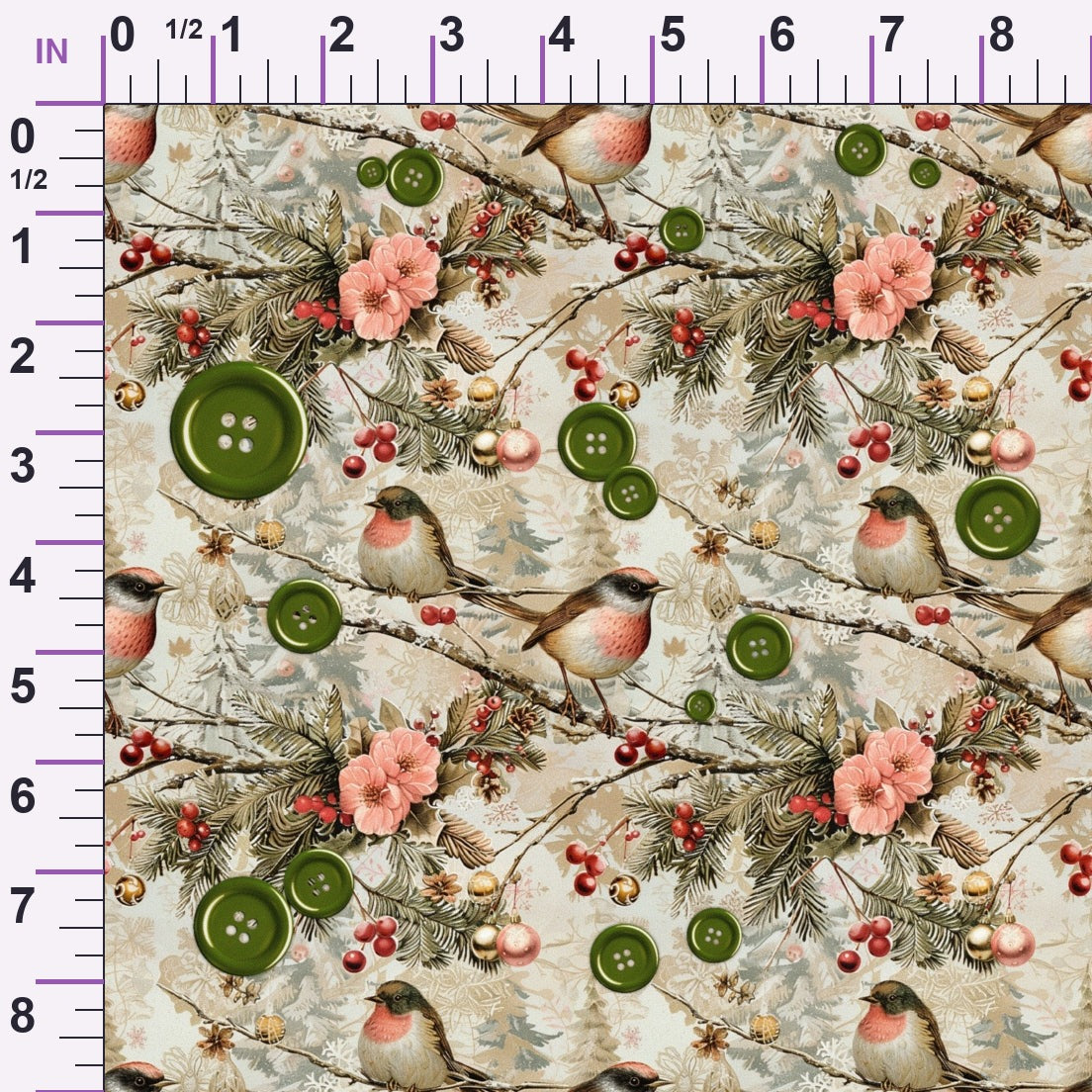 Snowbird Post Pattern 4 Minky Fabric