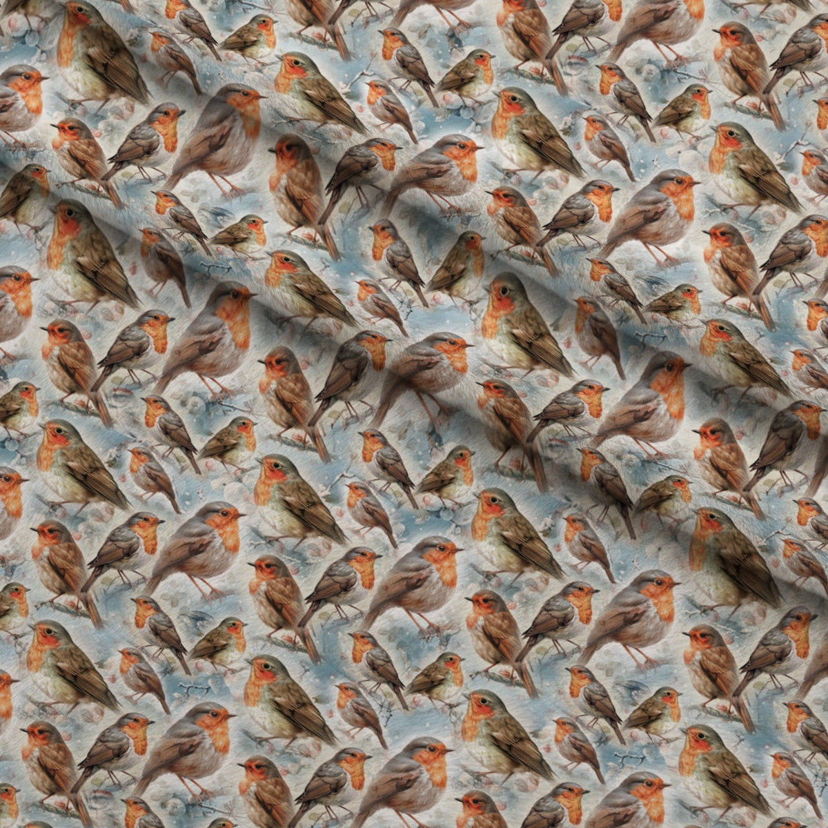 Snowbird Post Pattern 8 Minky Fabric