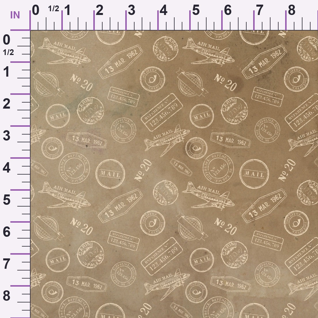 Snowbird Post Pattern 9 Minky Fabric