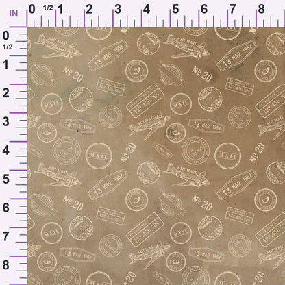 Snowbird Post Pattern 9 Minky Fabric