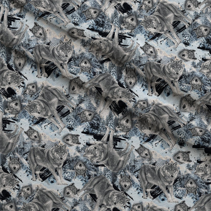 Snowbound Pack Pattern 1 Minky Fabric