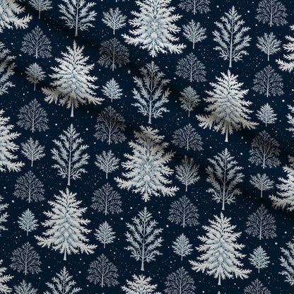 Snowy Pines Pattern 14 Minky Fabric