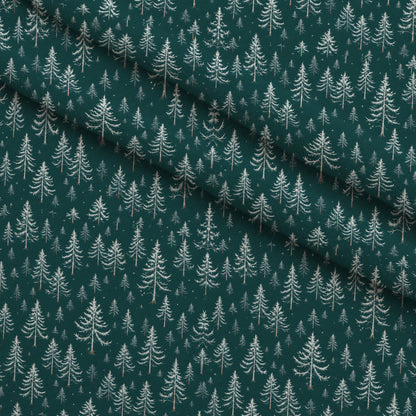 Snowy Pines Pattern 5 Minky Fabric