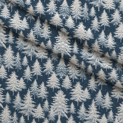 Snowy Pines Pattern 6 Minky Fabric