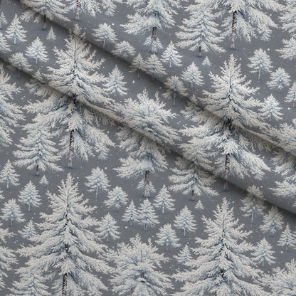 Snowy Pines Pattern 8 Minky Fabric