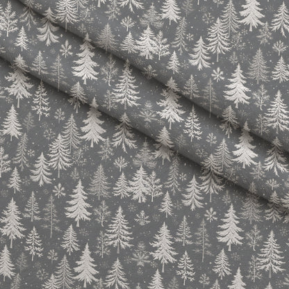 Snowy Pines Pattern 9 Minky Fabric