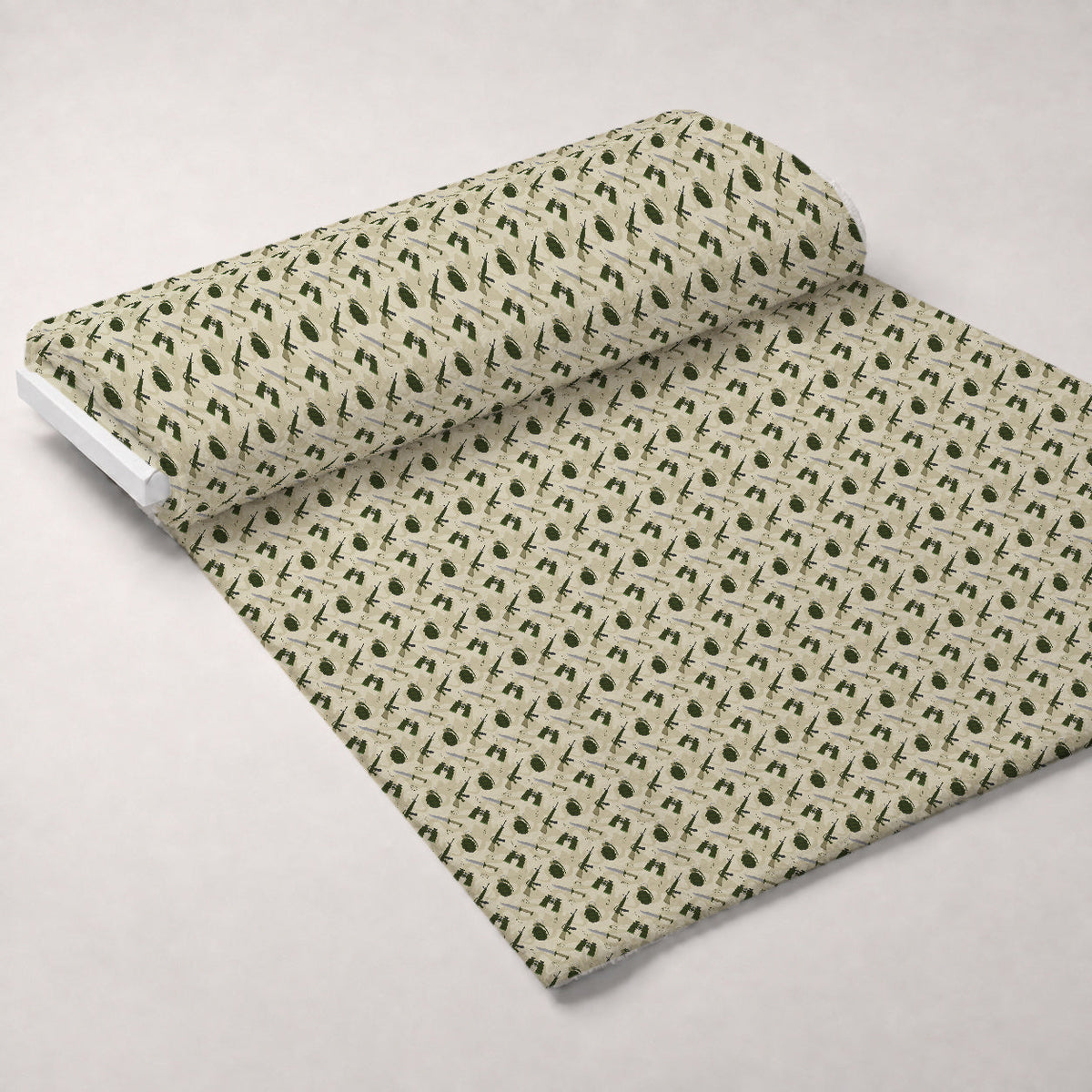 Soldier Gear Pattern 2 Minky Fabric