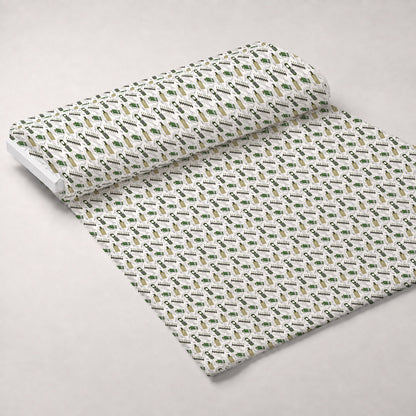 Soldier Gear Pattern 3 Minky Fabric