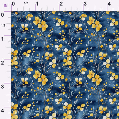 Songbird Branches Pattern 1 Minky Fabric