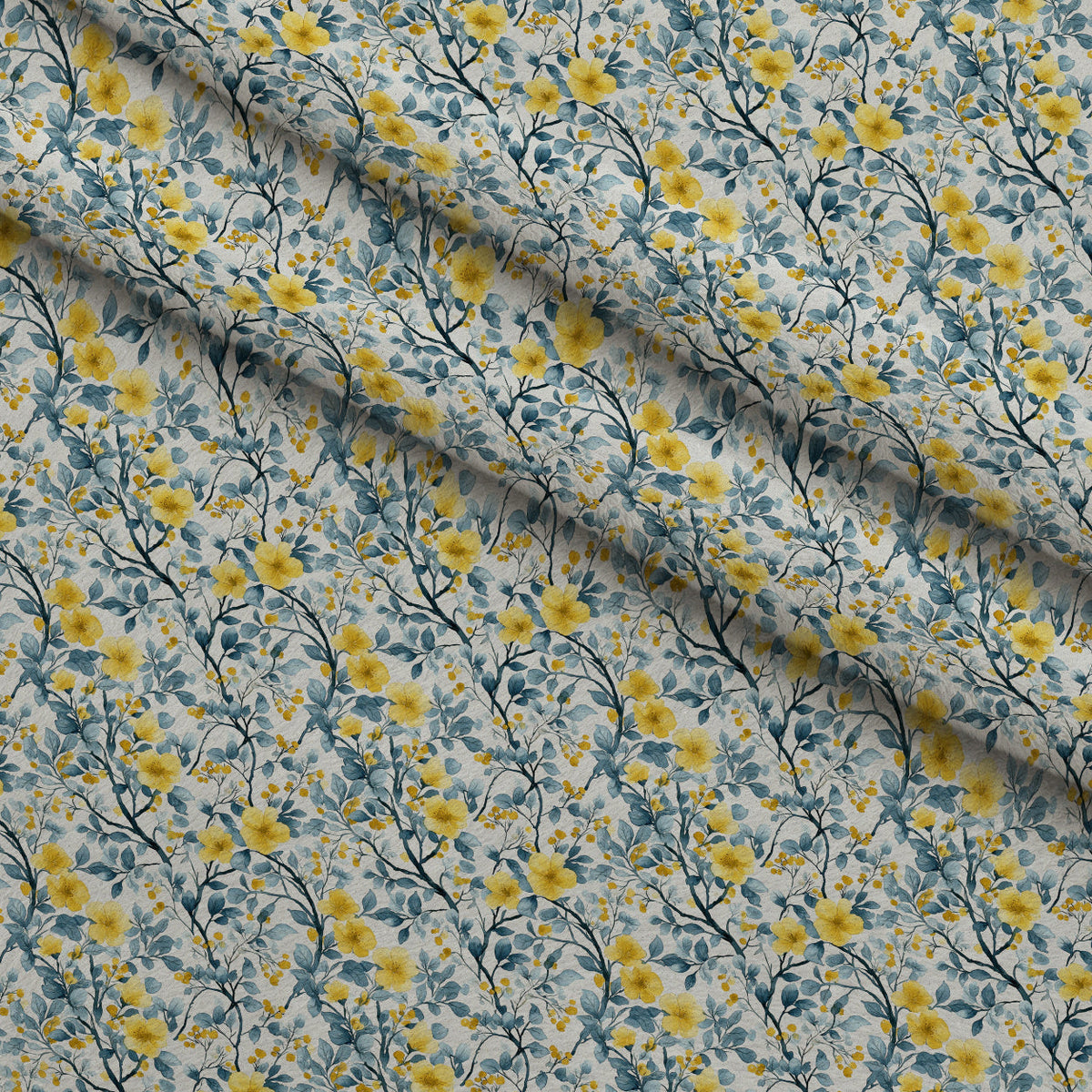 Songbird Branches Pattern 2 Minky Fabric