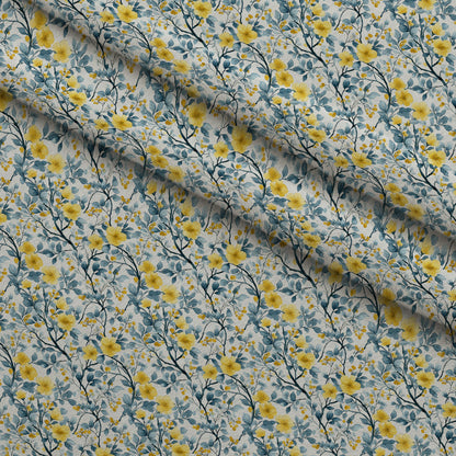 Songbird Branches Pattern 2 Minky Fabric
