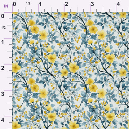 Songbird Branches Pattern 2 Minky Fabric