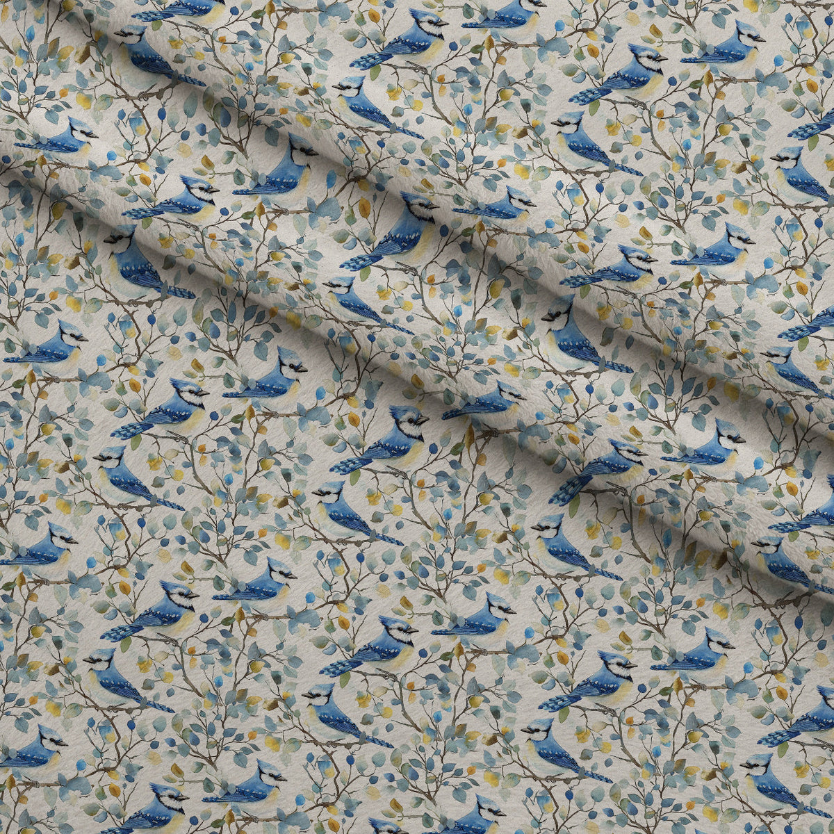Songbird Branches Pattern 5 Minky Fabric