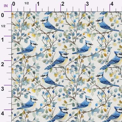 Songbird Branches Pattern 5 Minky Fabric