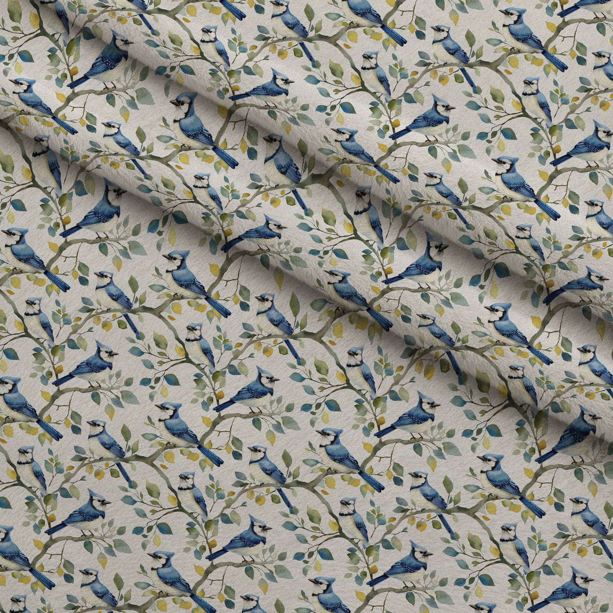 Songbird Branches Pattern 6 Minky Fabric