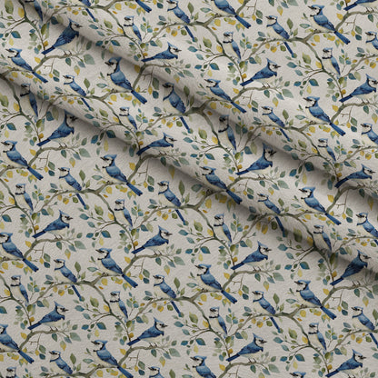 Songbird Branches Pattern 6 Minky Fabric