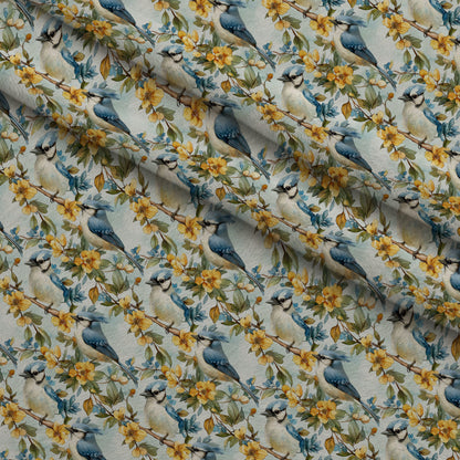 Songbird Branches Pattern 7 Minky Fabric