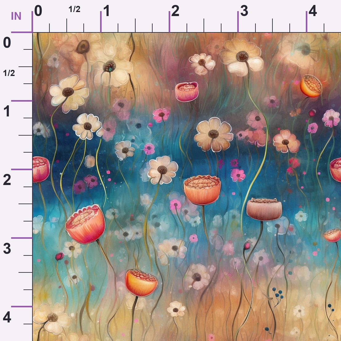 Songbird Daydream Pattern 1 Minky Fabric