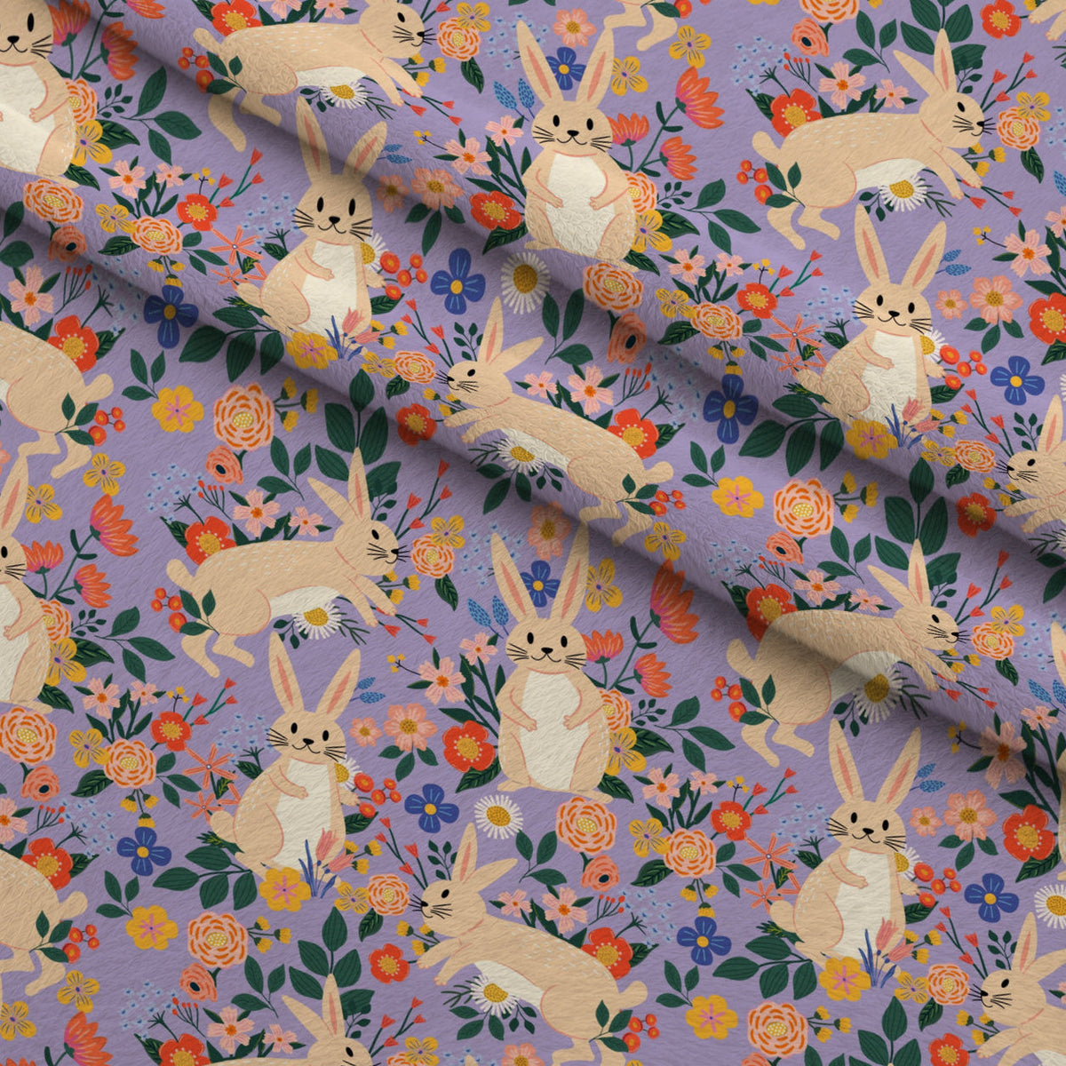 Songbird Meadow Pattern 1 Minky Fabric