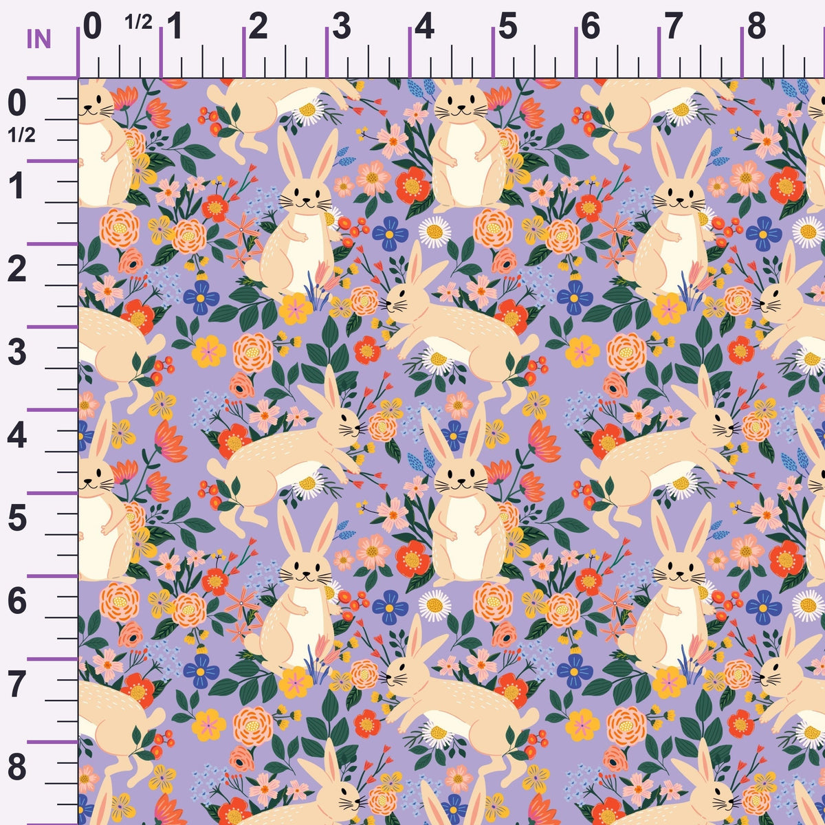 Songbird Meadow Pattern 1 Minky Fabric