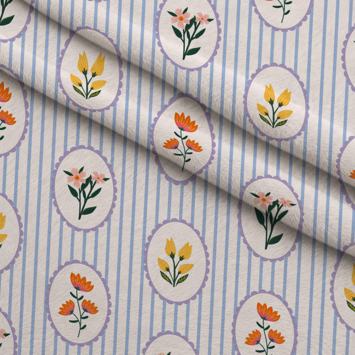 Songbird Meadow Pattern 10 Minky Fabric