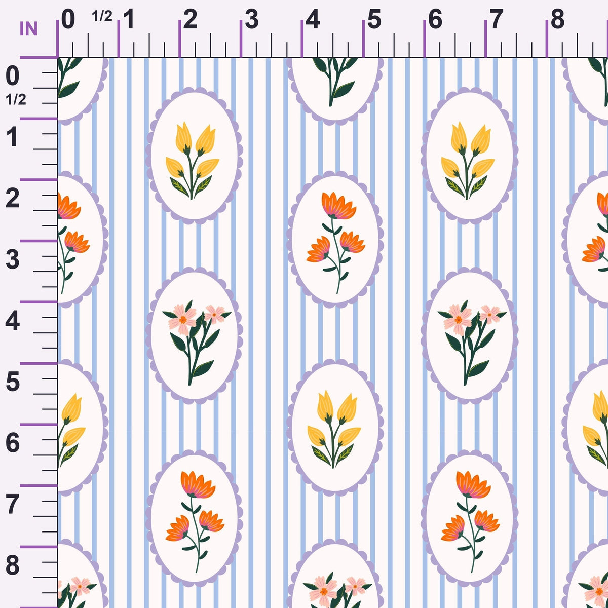 Songbird Meadow Pattern 10 Minky Fabric