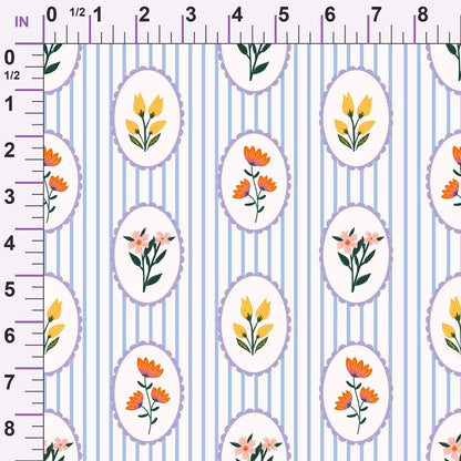 Songbird Meadow Pattern 10 Minky Fabric
