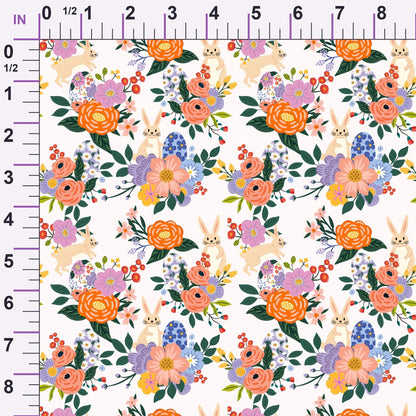 Songbird Meadow Pattern 6 Minky Fabric
