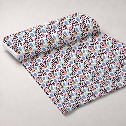 Sorbet Cheetah Spots Pattern 1 Minky Fabric