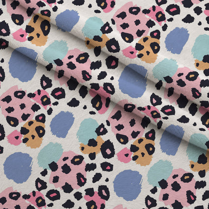 Sorbet Cheetah Spots Pattern 1 Minky Fabric