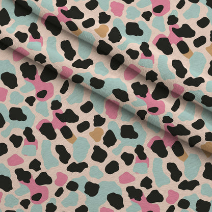 Sorbet Cheetah Spots Pattern 10 Minky Fabric