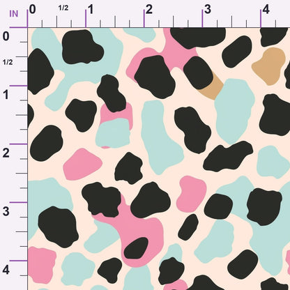 Sorbet Cheetah Spots Pattern 10 Minky Fabric