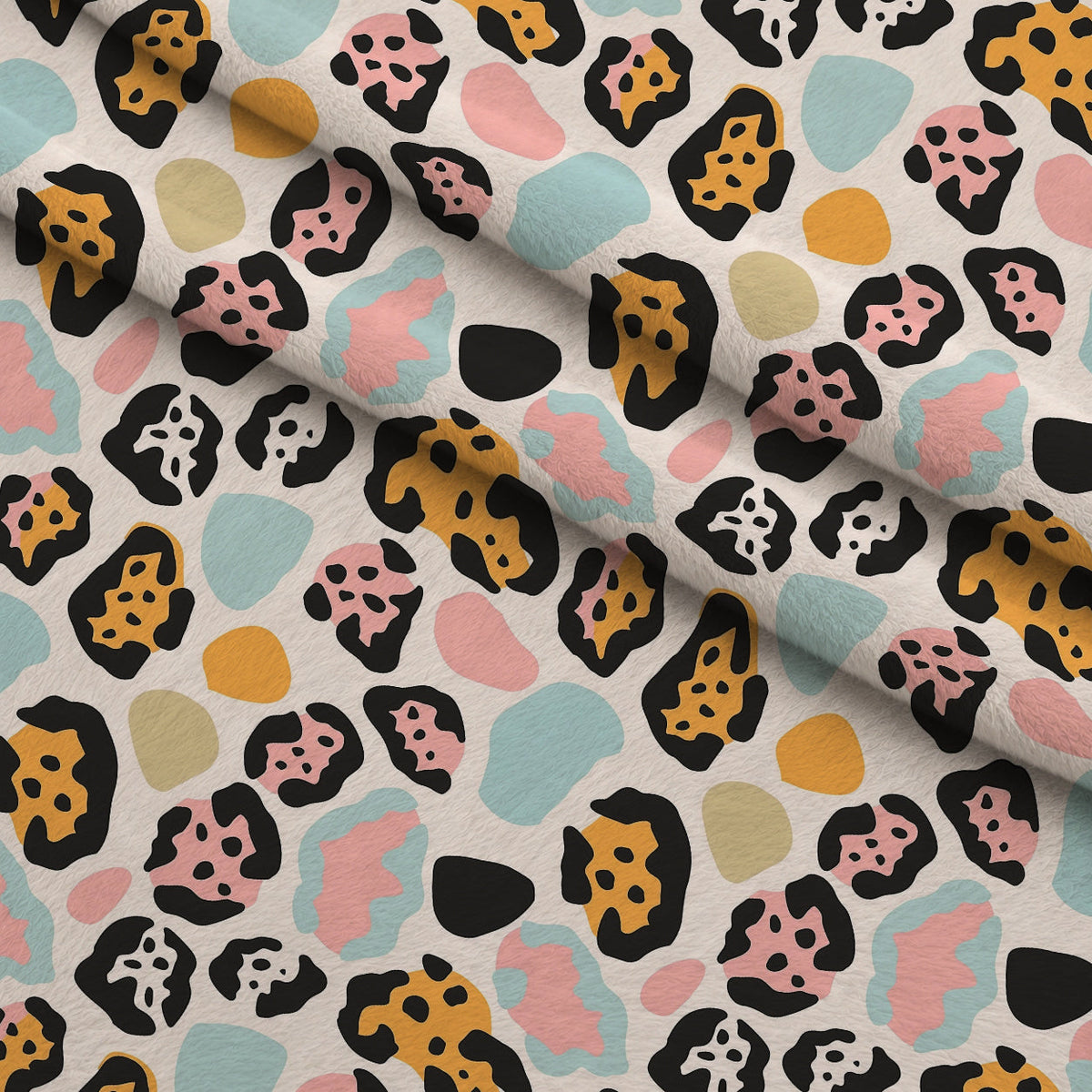 Sorbet Cheetah Spots Pattern 11 Minky Fabric