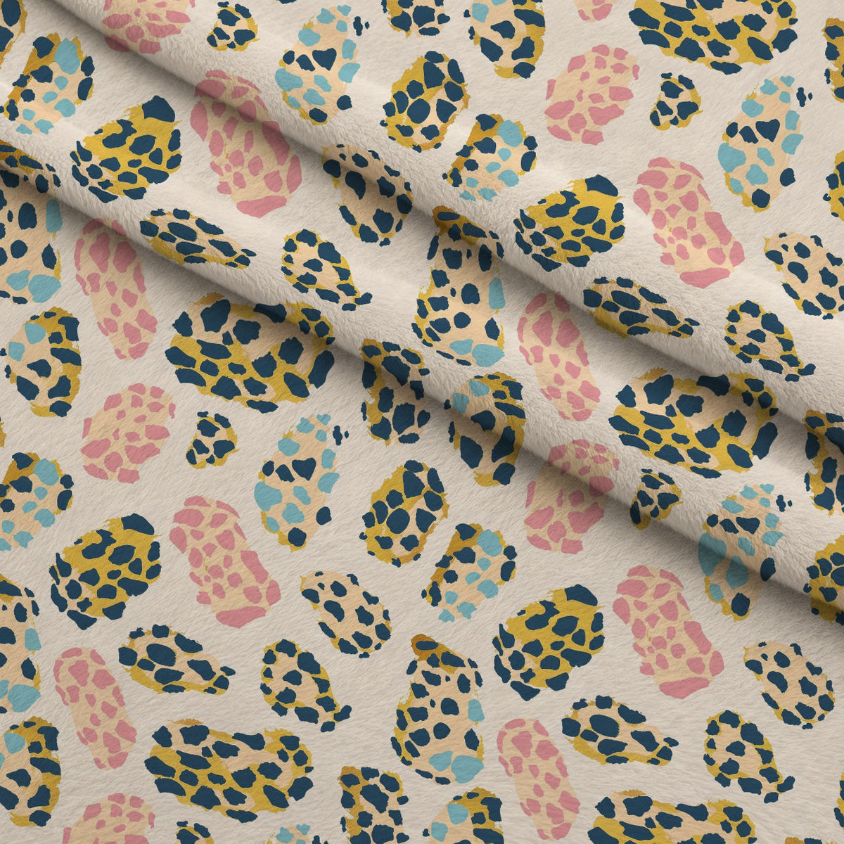 Sorbet Cheetah Spots Pattern 13 Minky Fabric