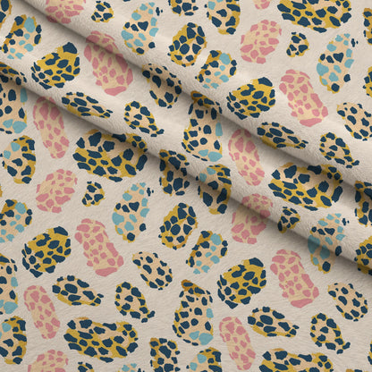 Sorbet Cheetah Spots Pattern 13 Minky Fabric