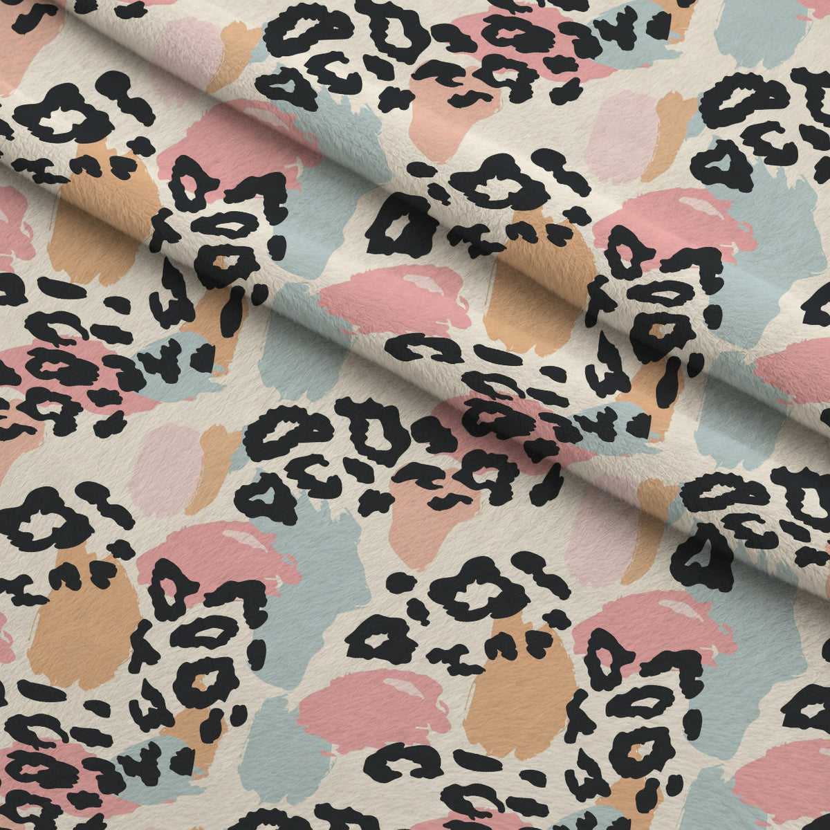 Sorbet Cheetah Spots Pattern 14 Minky Fabric