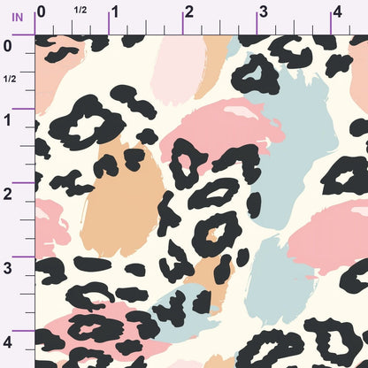 Sorbet Cheetah Spots Pattern 14 Minky Fabric
