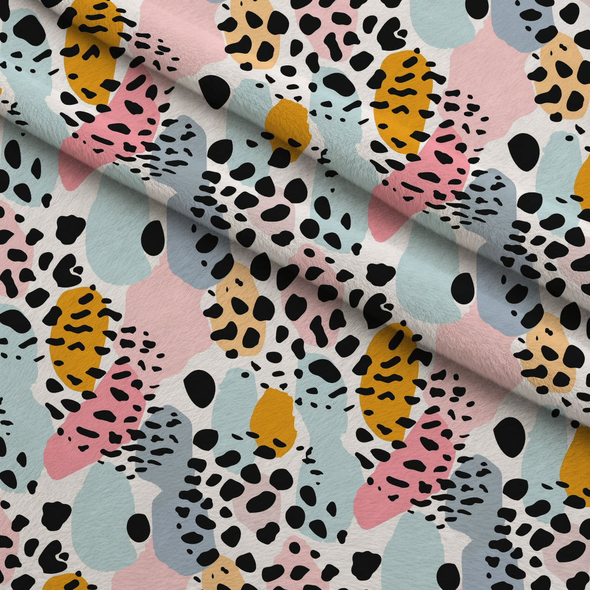 Sorbet Cheetah Spots Pattern 15 Minky Fabric