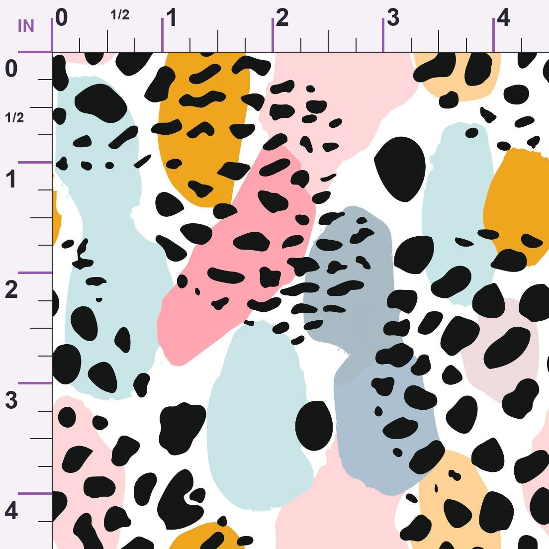 Sorbet Cheetah Spots Pattern 15 Minky Fabric