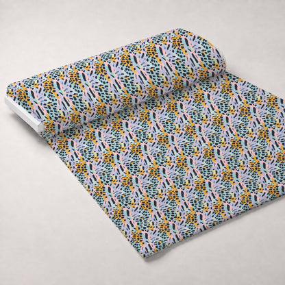 Sorbet Cheetah Spots Pattern 16 Minky Fabric
